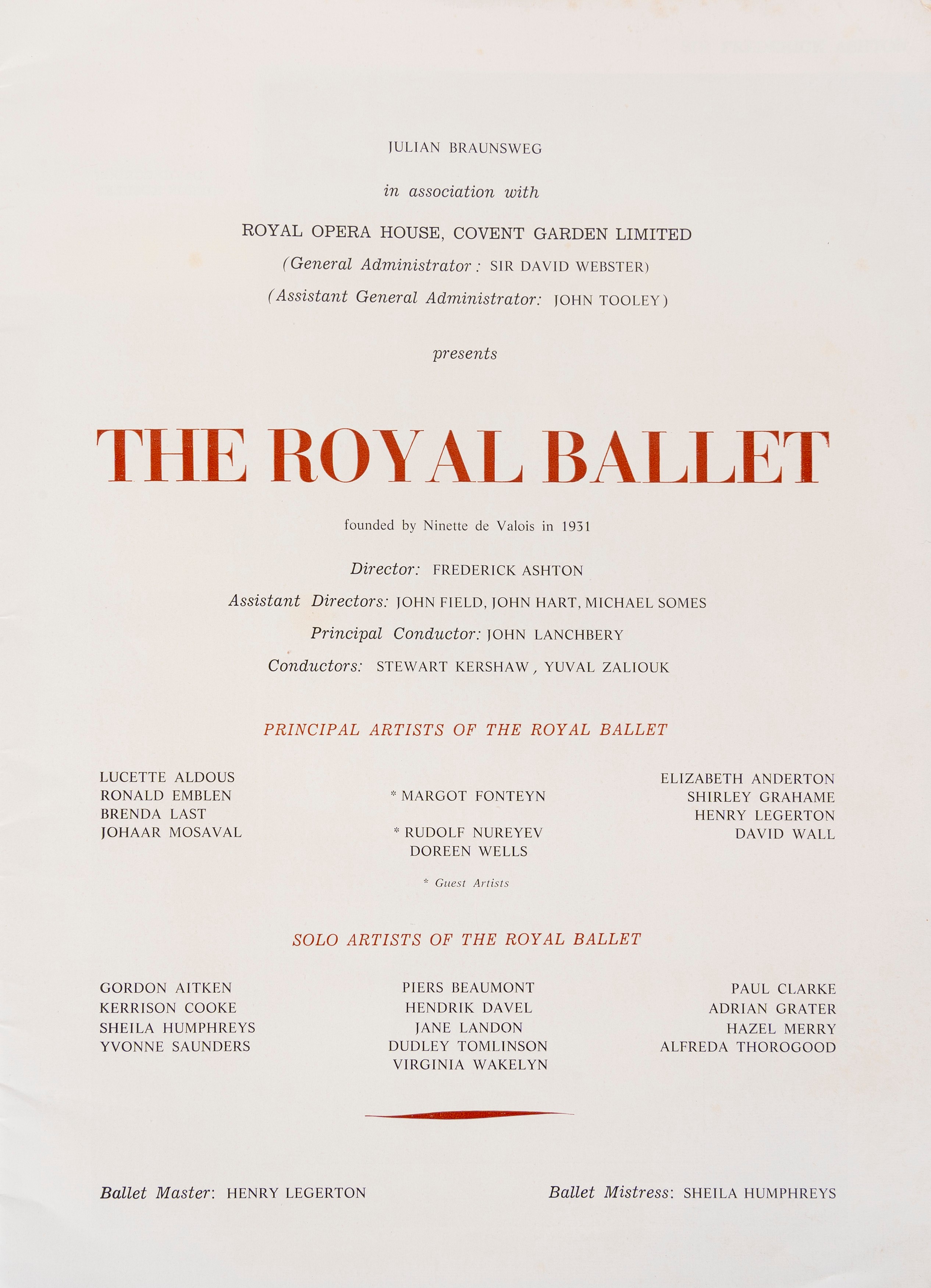 Nuréev, Rudol'f - Fonteyn, Margot - The Royal Ballet