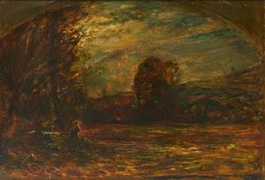 Paesaggio con figura
