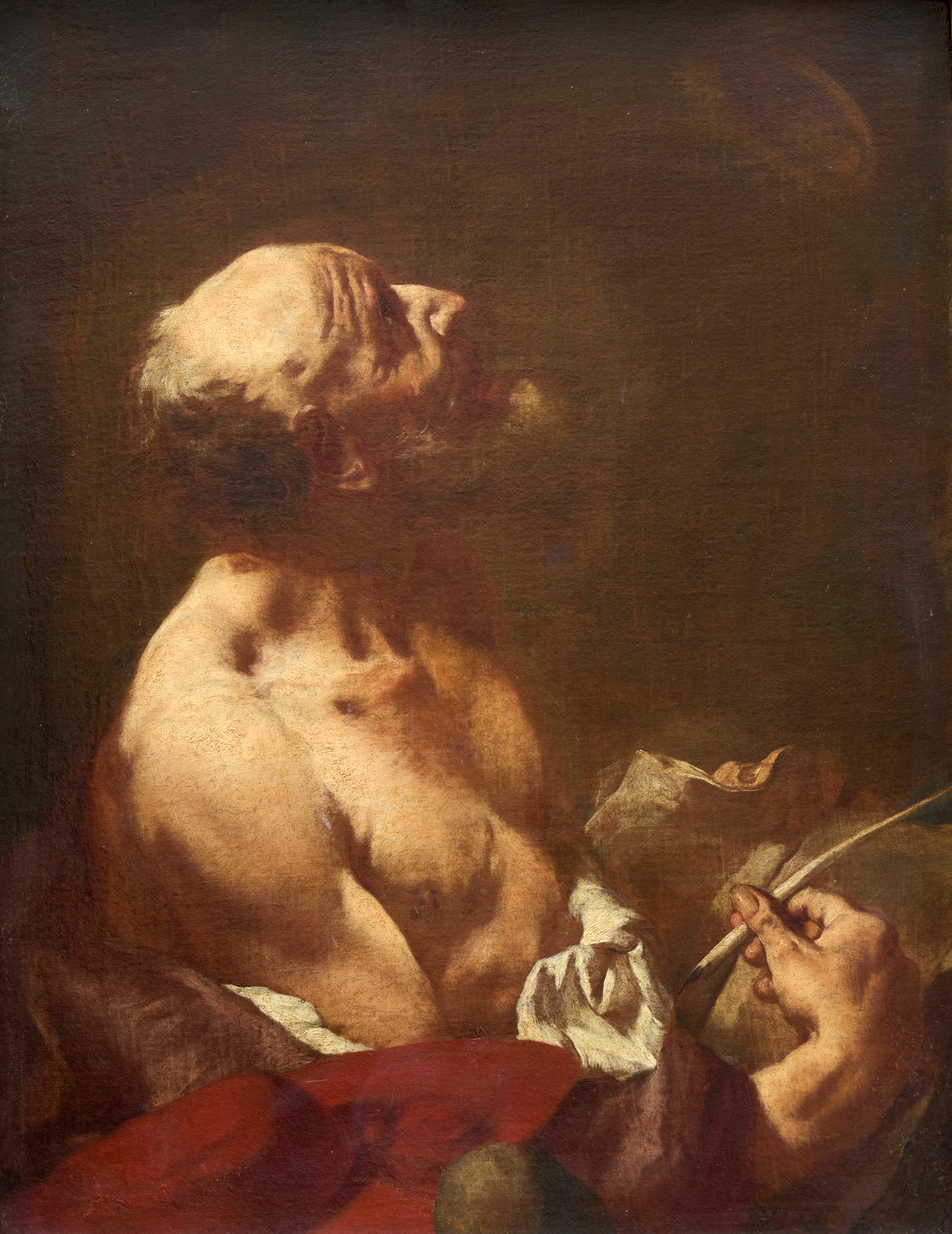 Giovanni Battista Piazzetta - La visione di San Girolamo, olio su tela