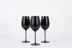 Three Sommelier Black Series glasses, Bordeaux Gran Cru, Riedel