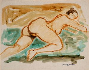 Nudo femminile disteso