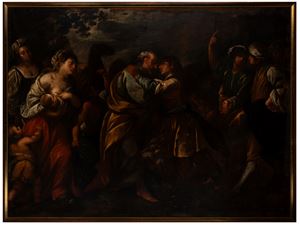 Jacob reconciles with Laban