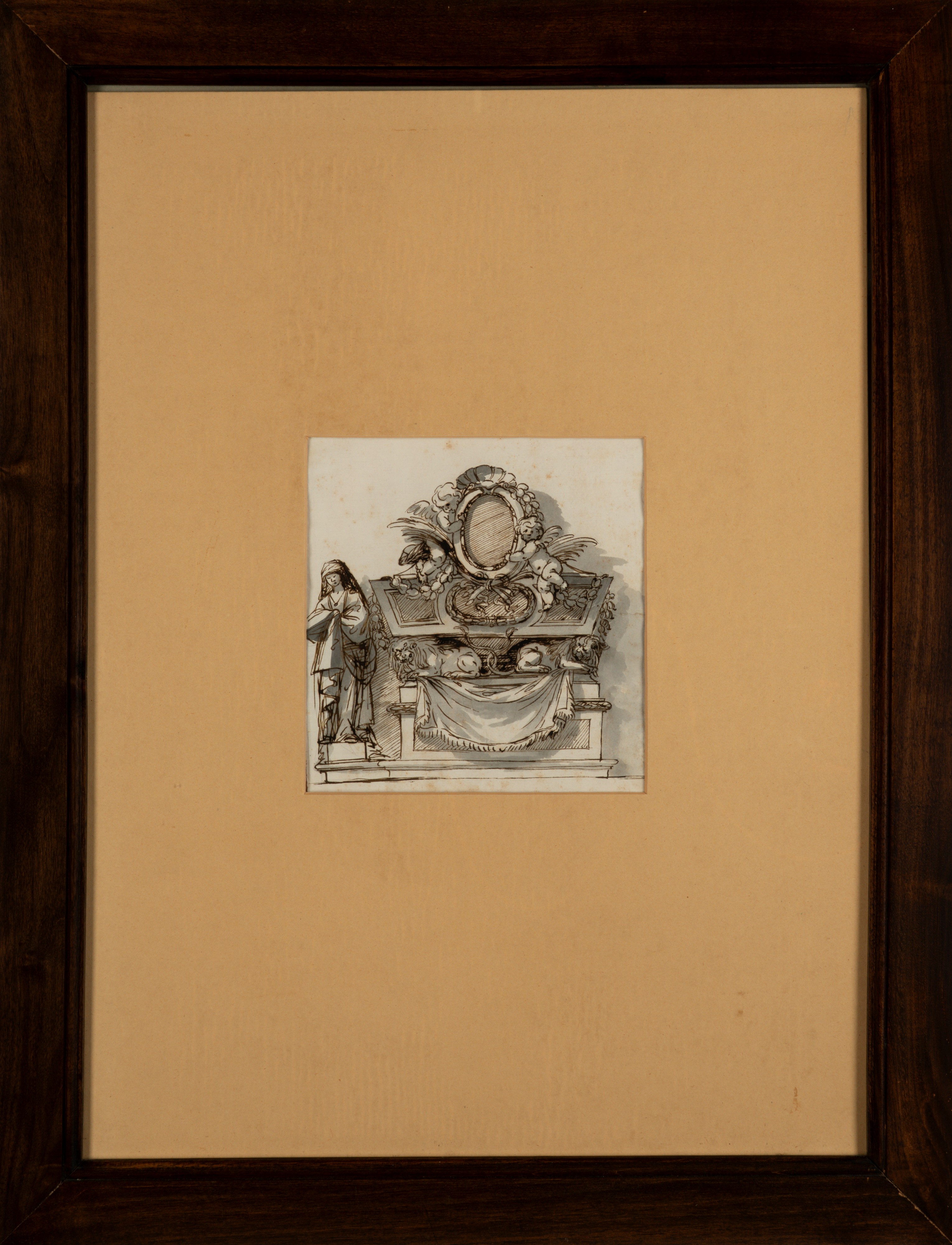 Scuola Dell'italia Settentrionale, Secolo XVII - Studi per progetti architettonici e scultorei, t...