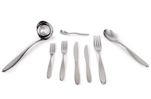 Set di posate in acciaio "Mami", Alessi