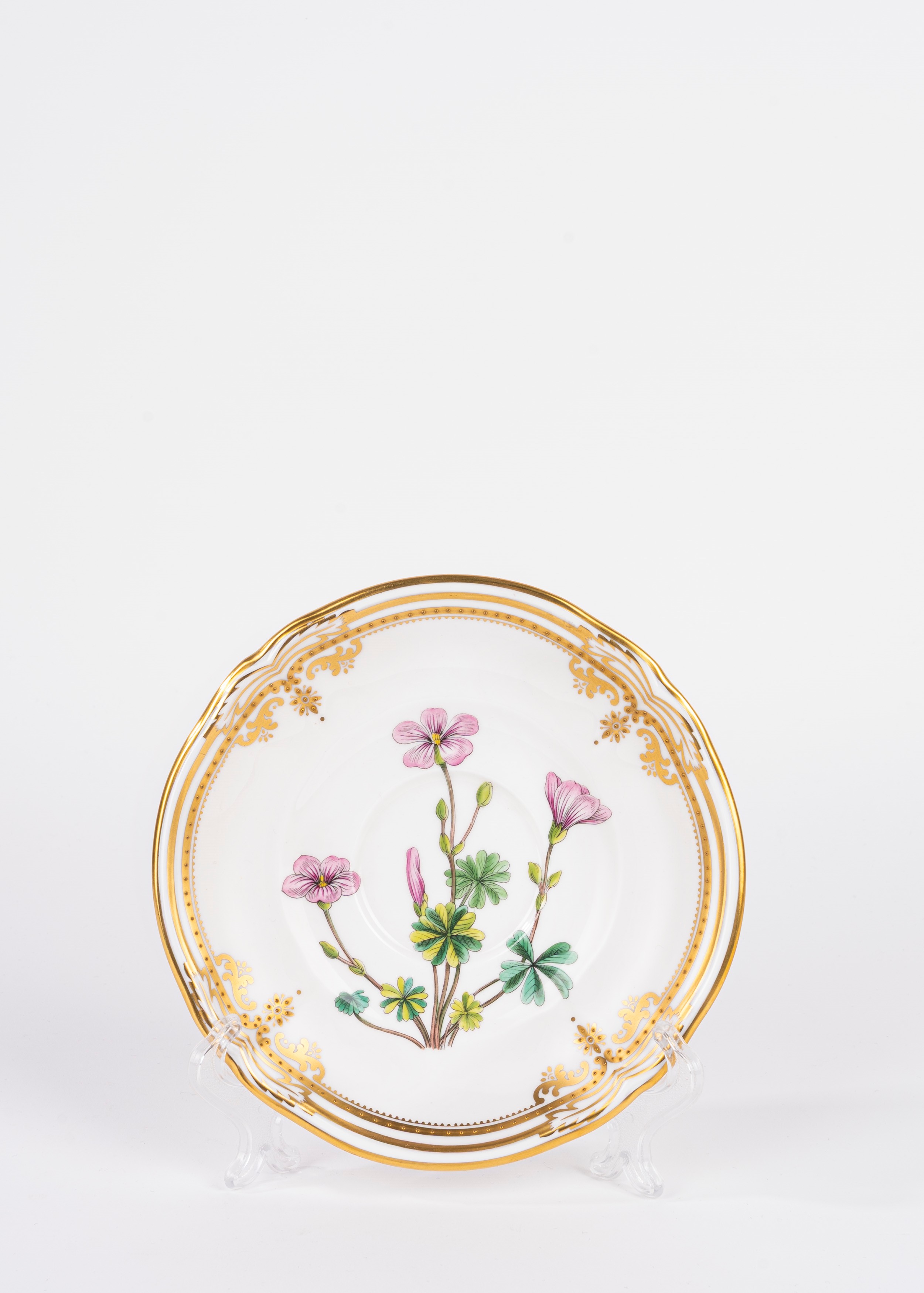 Servizio da Te in Porcellana "stafford Flowers" Decorata in Policromia. Spode, Inghilterra