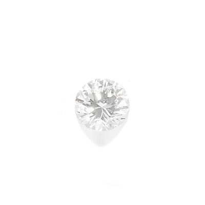 Diamante rotondo, taglio a brillante, ct 2,88