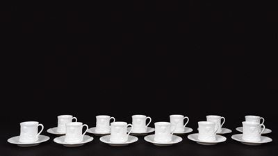 Servizio da Caffè da Dodici in Porcellana Ginori, Inizi Secolo XX