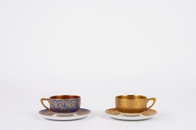 Rosenthal, Due tazzine in porcellana con piattino