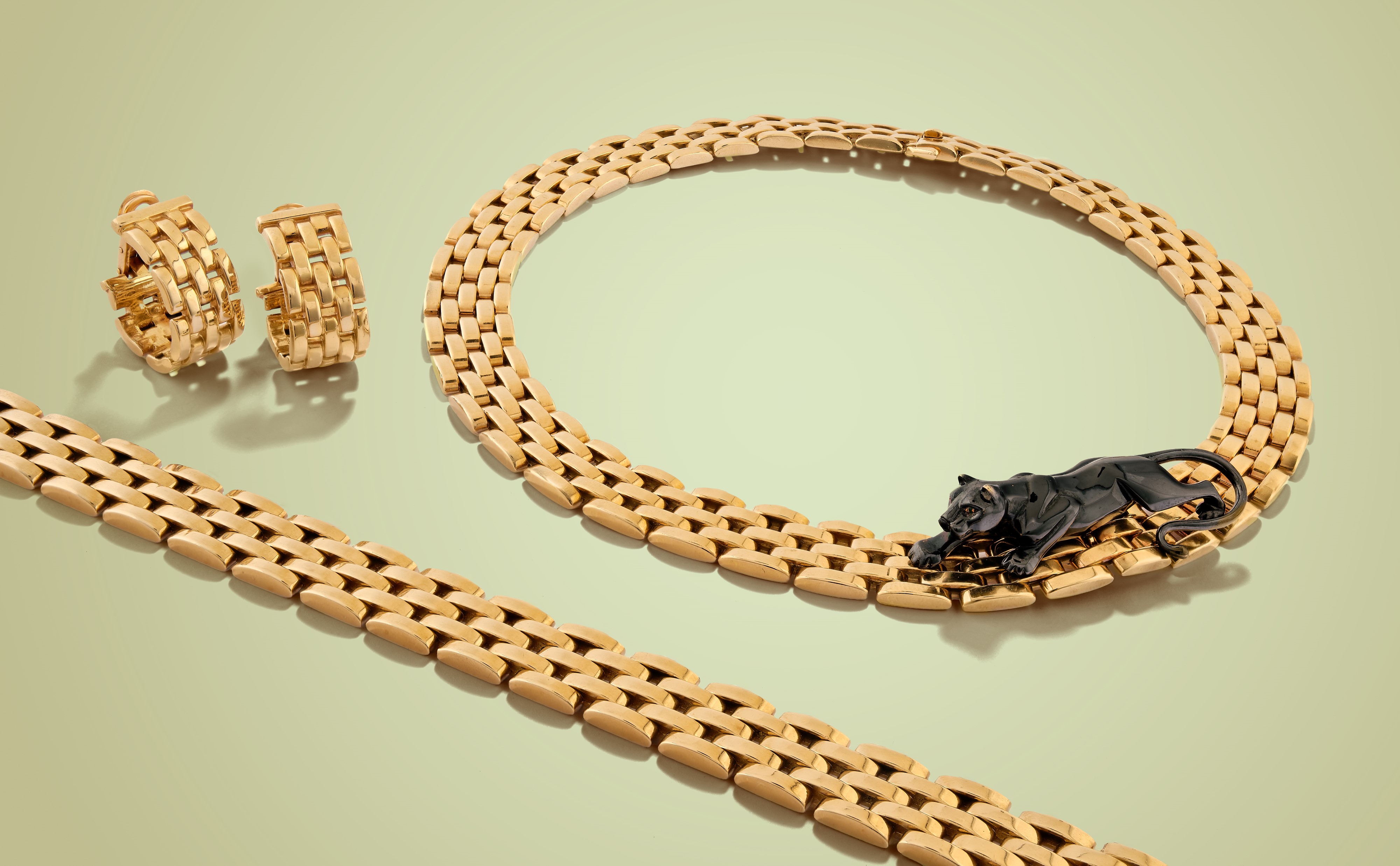 Cartier - Parure Maillon Panthère in oro giallo 18k (anni '80/'90)