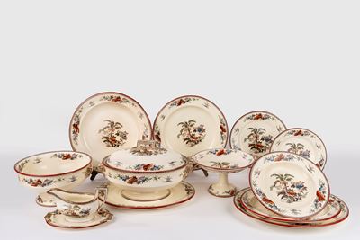 Wedgwood, Servizio in maiolica “Wellesley Palm” (fine XIX - inizi XX secolo)