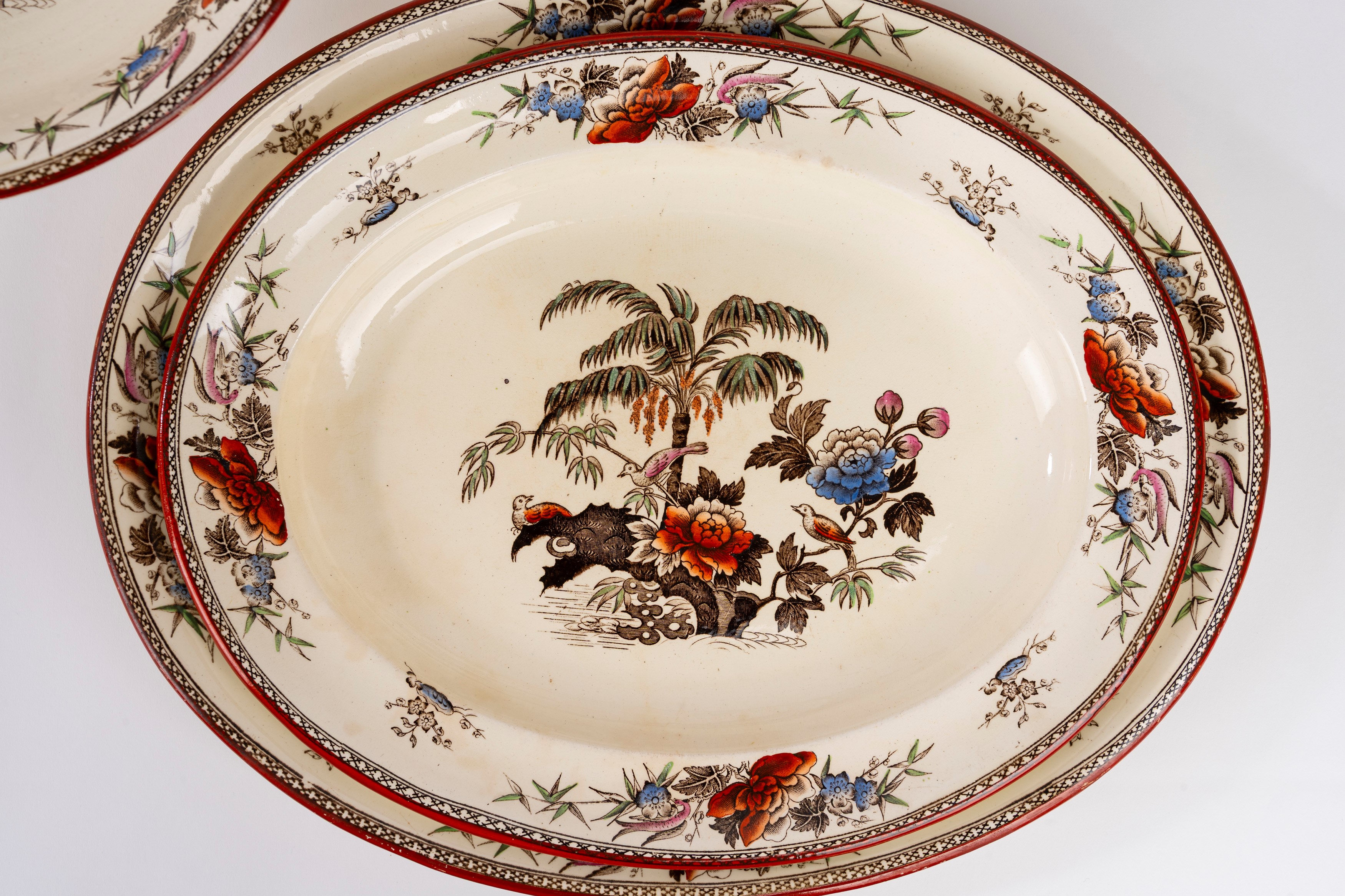 Wedgwood, Servizio 'Wellesley Palm', fine XIX - inizio XX secolo, 85 pezzi