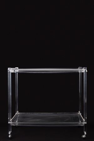 Carrello in perspex