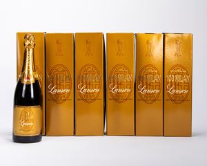 Champagne lanson &agrave; reims france, brut millesime, 1993 (6 BT)