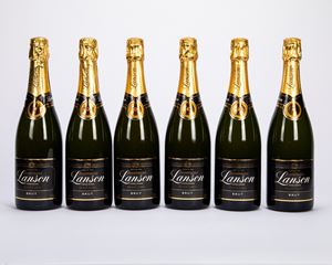 champagne lanson black label, brut (6 BT)