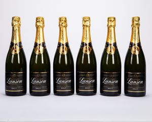 champagne lanson black label, brut (6 BT)