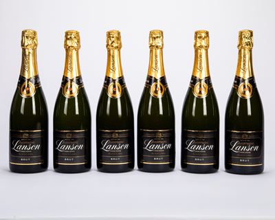 Champagne Lanson Black Label, Brut - Set di 6 bottiglie