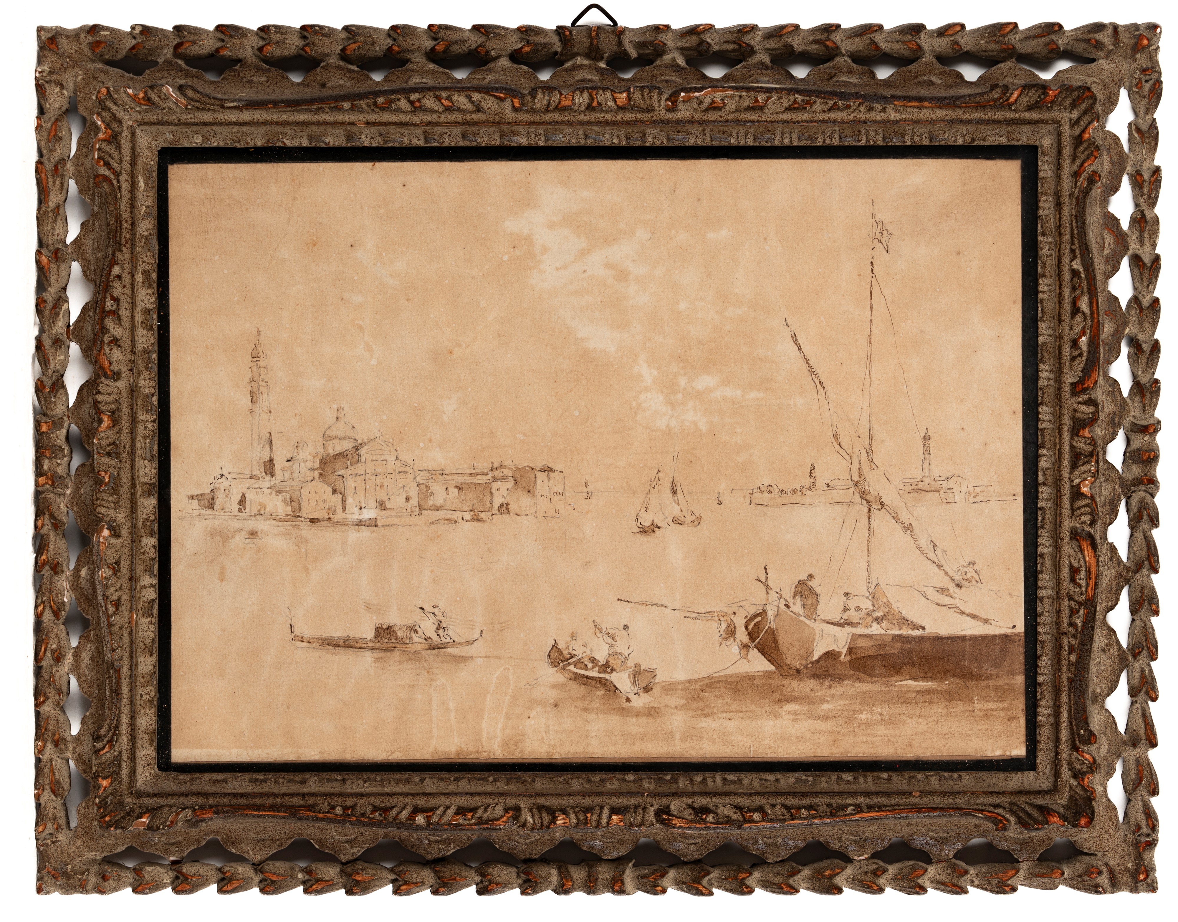 Seguace di Francesco Guardi - Veduta di Venezia