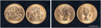 Elisabetta II (1952-2022) – Lotto di 2 Sterline 1967, Londra.