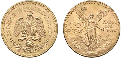 50 Pesos, 1947.