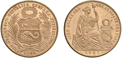 100 Soles 1967, Lima.