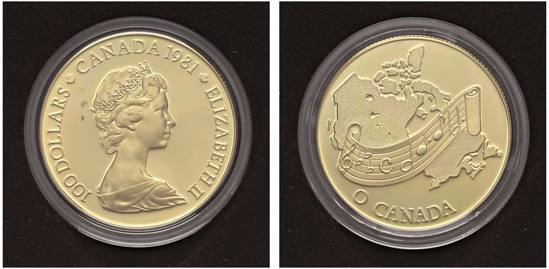 100 dollari Canadesi, 1981.