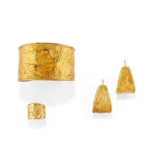 Demi parure con volatili