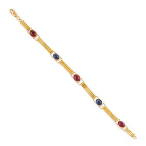 Bracciale con pietre di colore