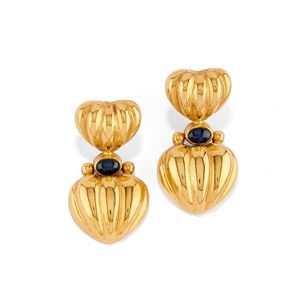 Sapphire earrings