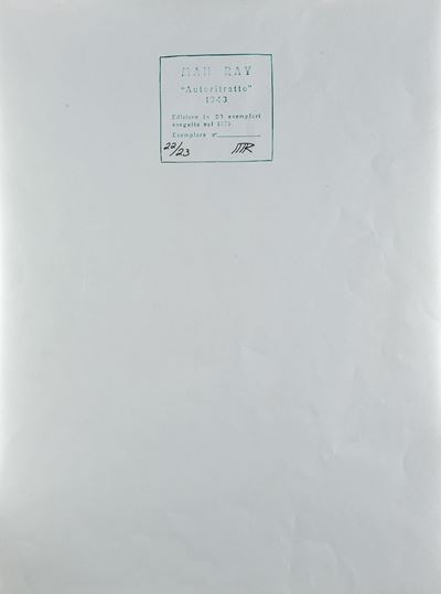 Autore 1, Autoritratto, 1943 - Stampa alla gelatina ai sali d'argento