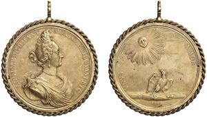 ANNA ISABELLA GONZAGA - Medaglia, 1698