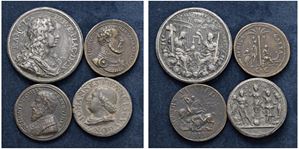 Lotto di 4 medaglie.