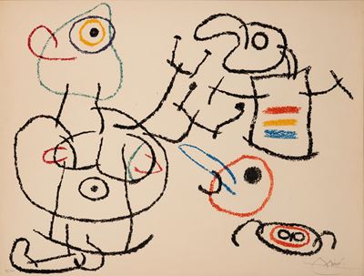 Ubu aux baléares, litografia a colori (55/120), 1971