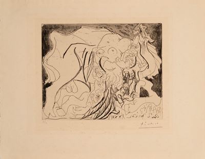 Femme Torero V, acquaforte e acquatinta (1934)