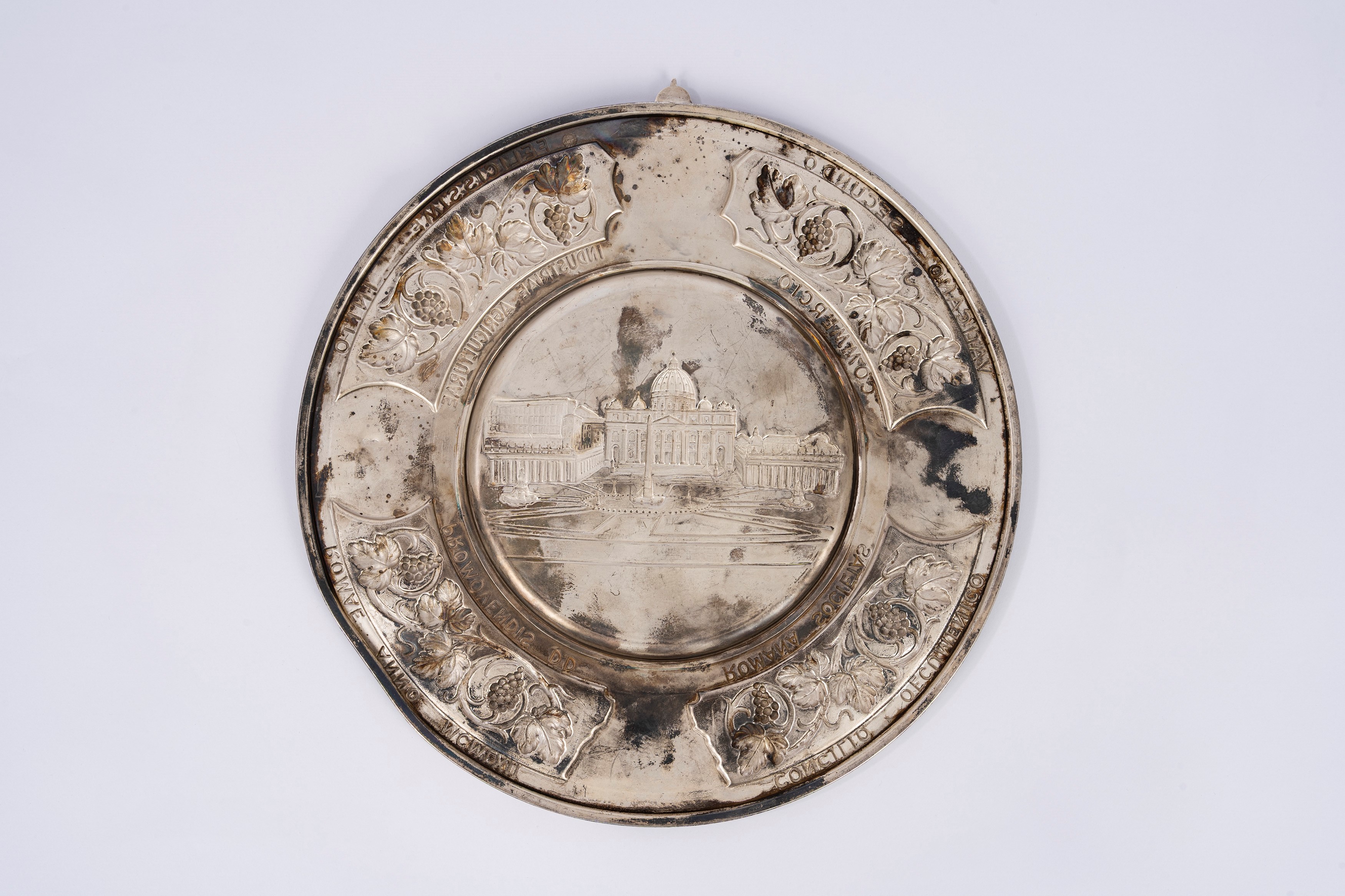 Giovanni Battista Montini e Angelo Giuseppe Roncalli (Papa Giovanni XXIII), Piatto commemorativo ...