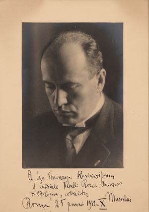 Mussolini, Benito (Predappio, 29 luglio 1883 &ndash; Giulino di Mezzegra, 28 aprile 1945)
