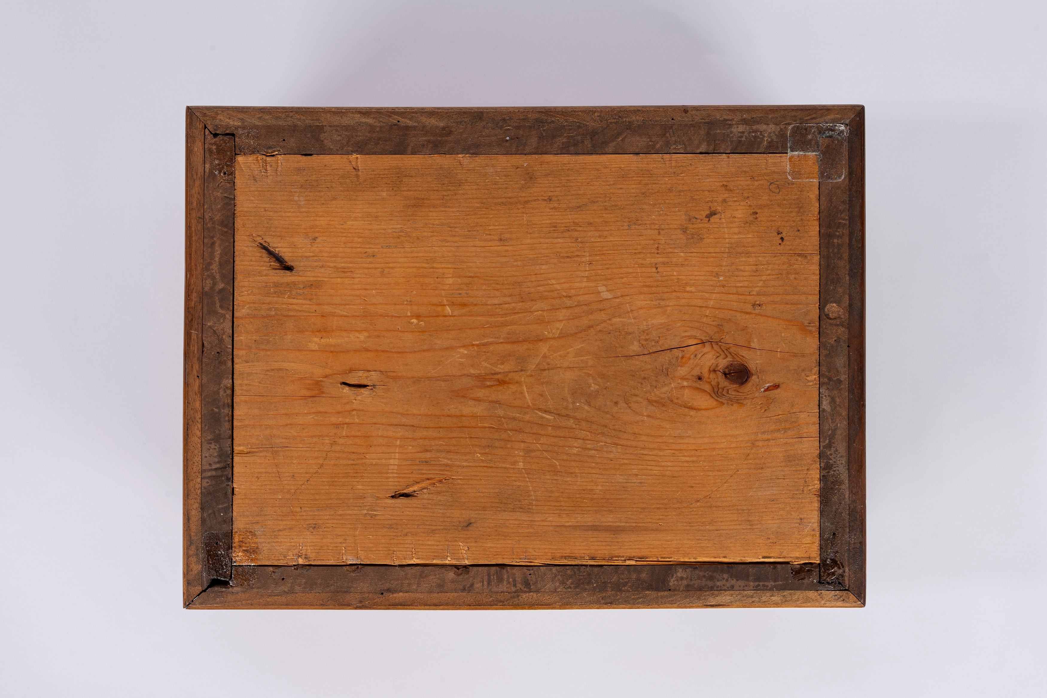 Cofanetto porta oggetti in legno, con fregio della Regia Aeronautica (anni 1930)