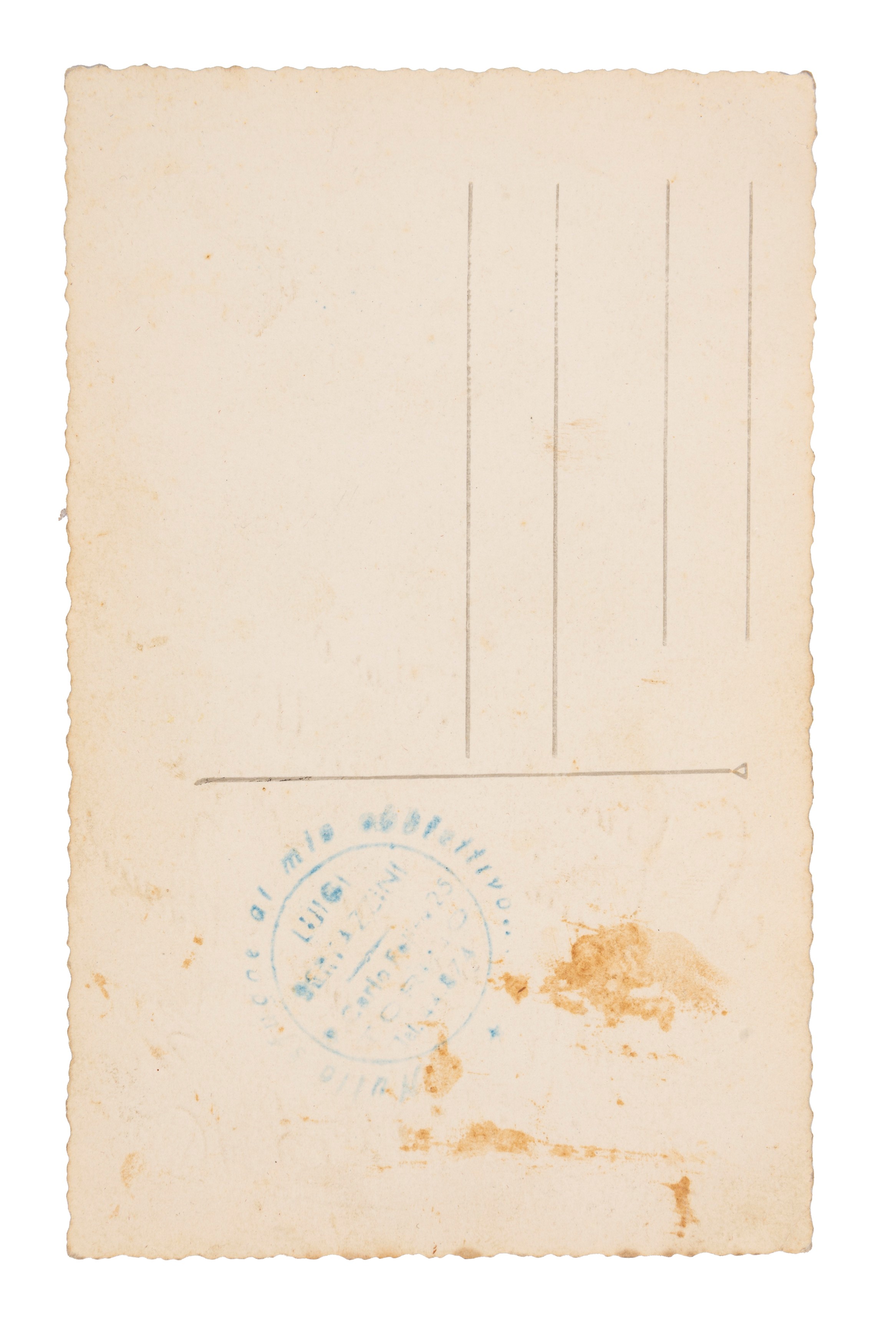 Mario Rigamonti - Foto bianco e nero con dedica e firma autografa (1946)