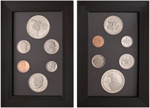 Proof prestige set, contenente 6 monete, 1983.