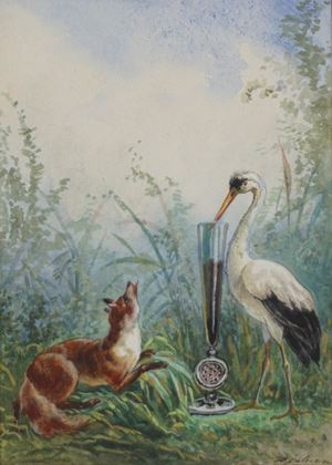 Le renard et la cicogne