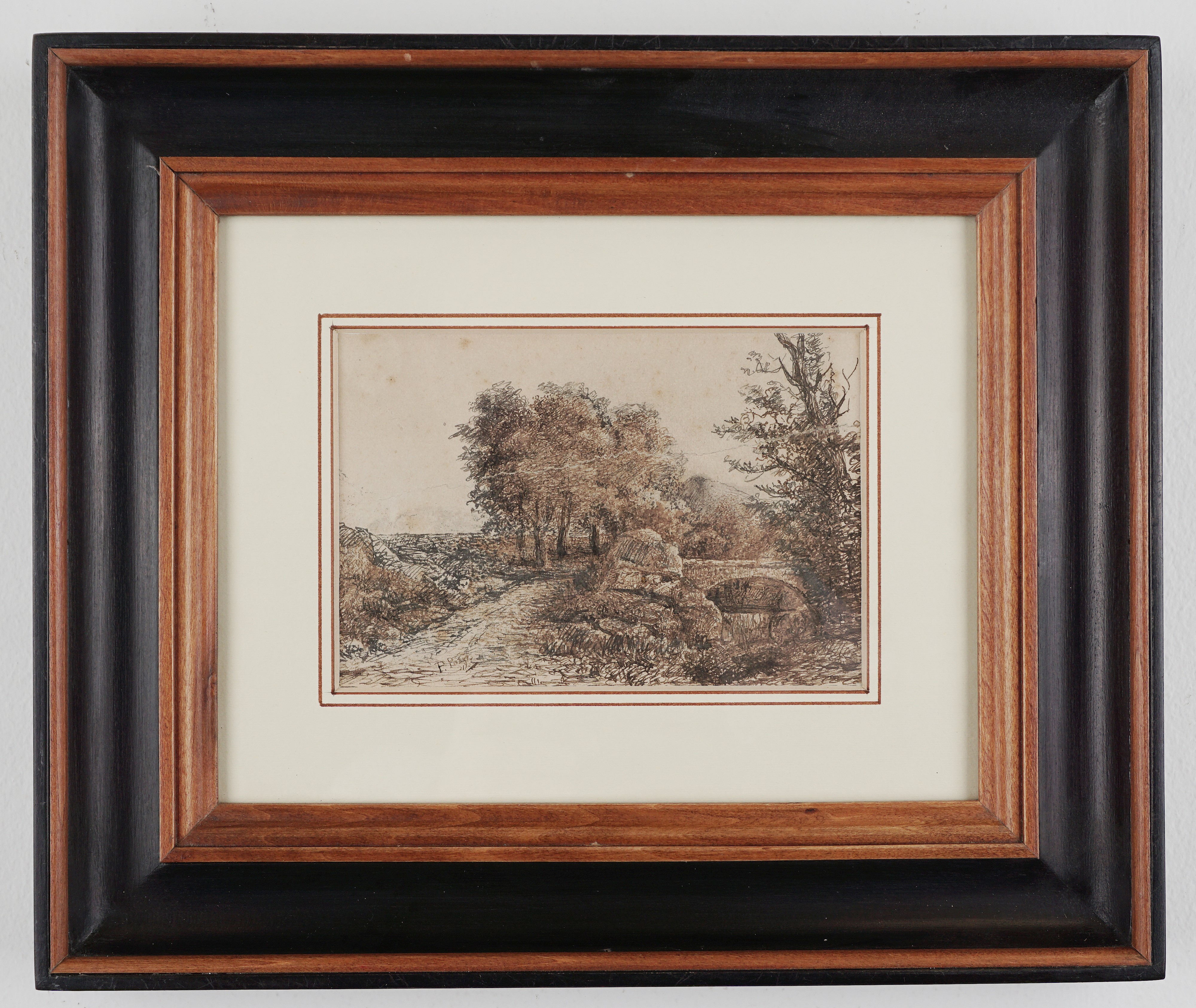 Pompeo Pozzi - Paesaggio di campagna