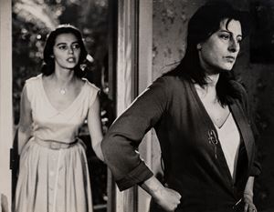Anna Magnani e Marisa Pavan in "La Rosa tatuata"