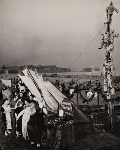 Carosello Napoletano, stampa vintage alla gelatina ai sali d'argento (1954)