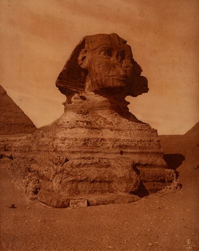 Rudolf Lehnert, La Sfinge (photogravure) con interventi editoriali