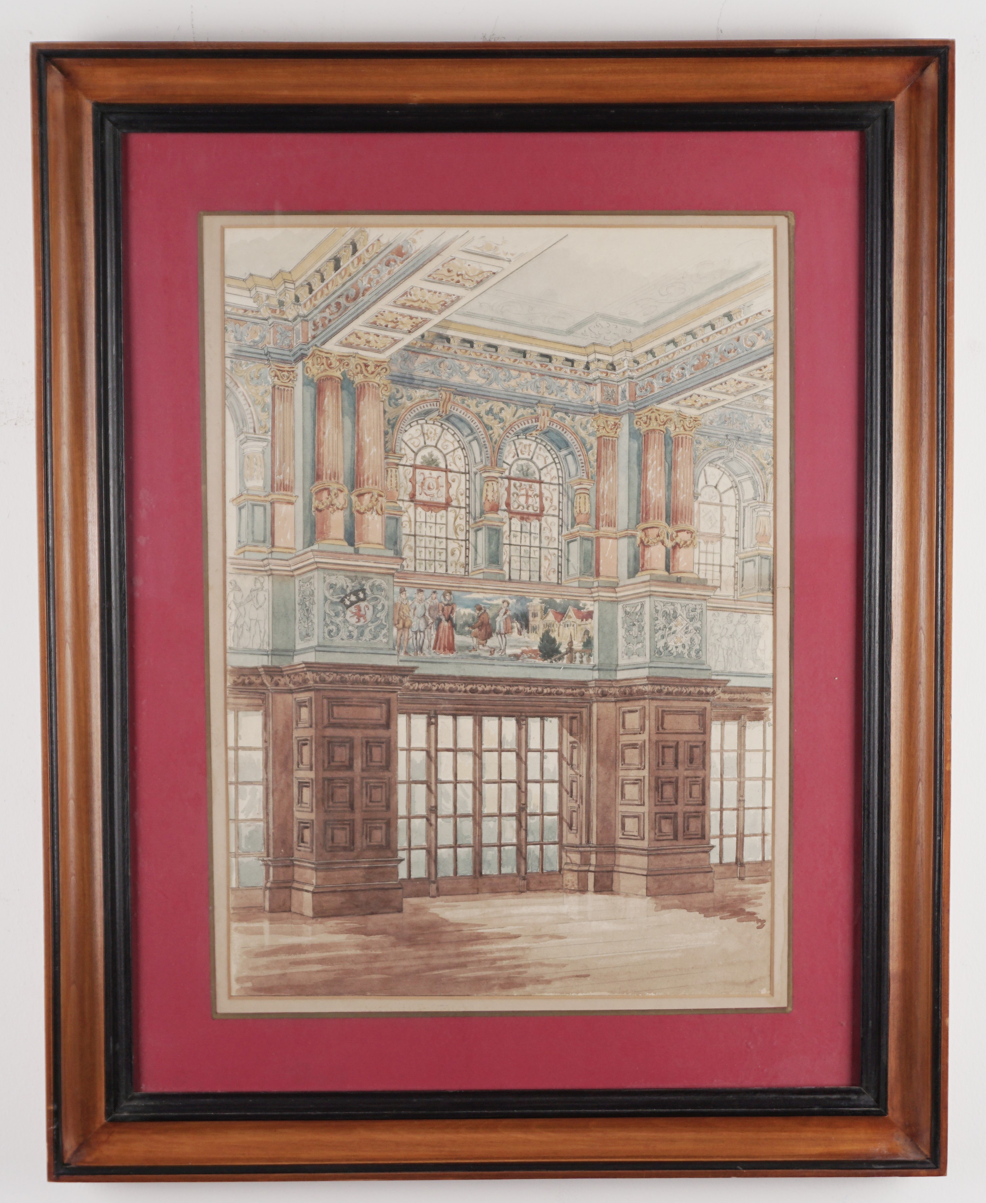 Interno di palazzo affrescato