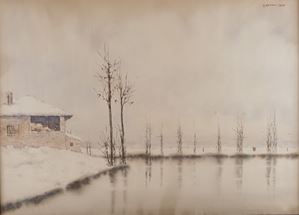 Pianura innevata