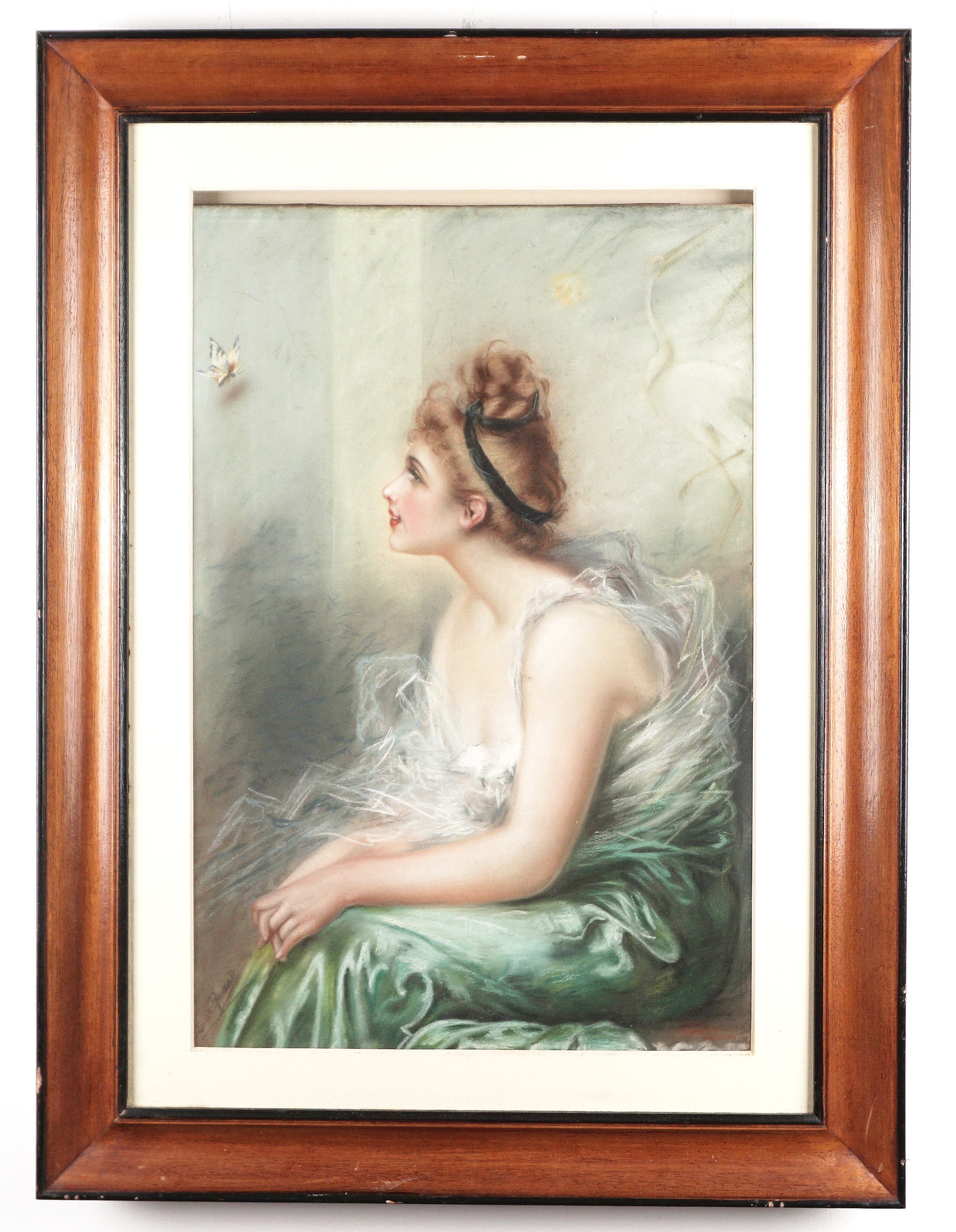 La bella e la farfalla da Vittorio Matteo Corcos