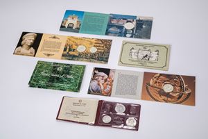 Lotto di 6 emissioni commemorative (1988-1991).