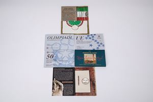 Lotto 6 emissioni commemorative (1996-1999).