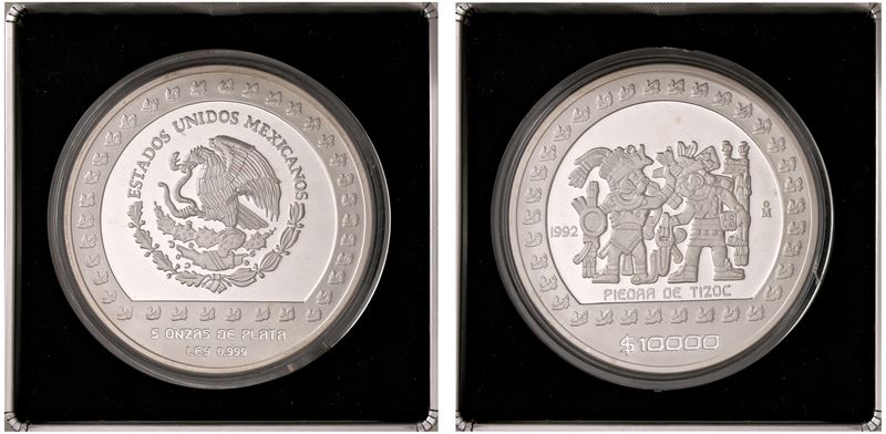 10.000 Pesos da 5 once, 1992.