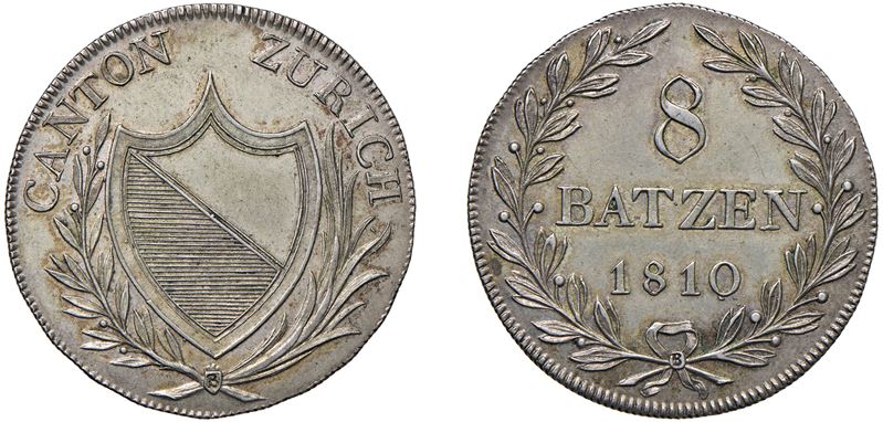 CANTON ZURIGO - 8 Batzen 1810.
